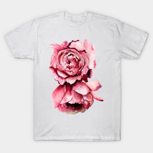 Two Pink Peonies T-Shirt